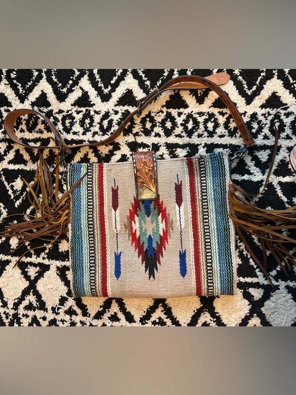 Rafter T Ranch Co western blanket purse - Picture 2 of 5
